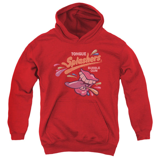 Dubble Bubble Distress Logo Kids Youth Hoodie Red Officially Licensed