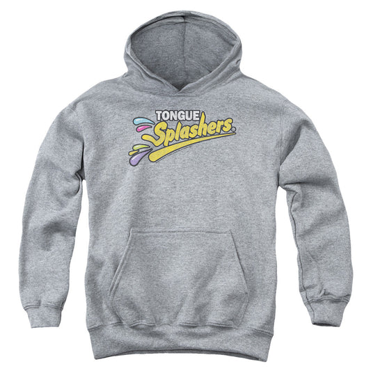 Dubble Bubble Tongue Splashers Logo Kids Youth Hoodie Heather Officially Licensed