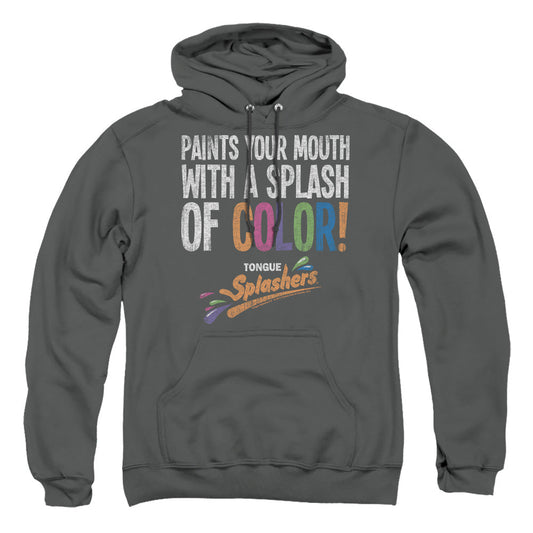 Dubble Bubble Paints Your Mouth Mens Hoodie Charcoal Officially Licensed