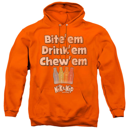 Dubble Bubble Bite Drink Chew Mens Hoodie Orange Officially Licensed