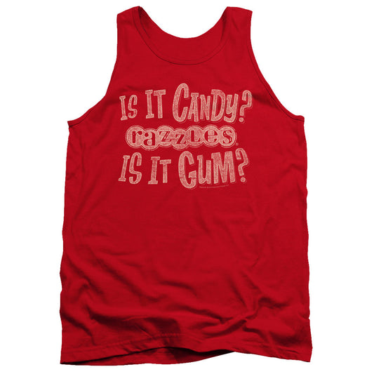 Razzles What Is This Mens Tank Top Shirt Red Officially Licensed