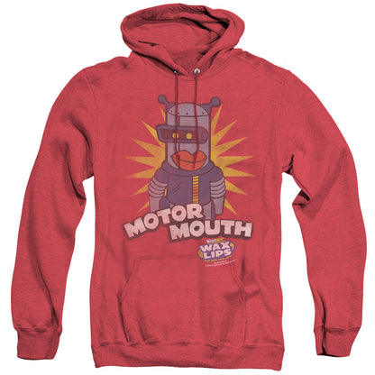 Dubble Bubble Motor Mouth Heather Mens Hoodie Red Officially Licensed
