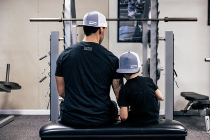 Premium Active KidVibes Hat (Heather Grey/White)