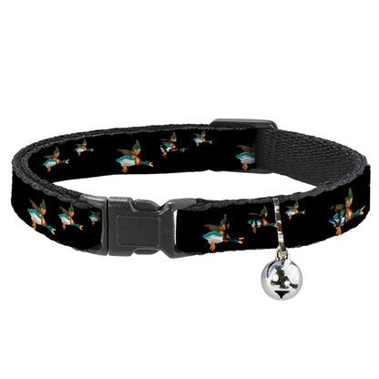 Cat Collar Breakaway - Flying Mallards Black