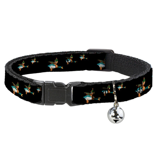Cat Collar Breakaway - Flying Mallards Black