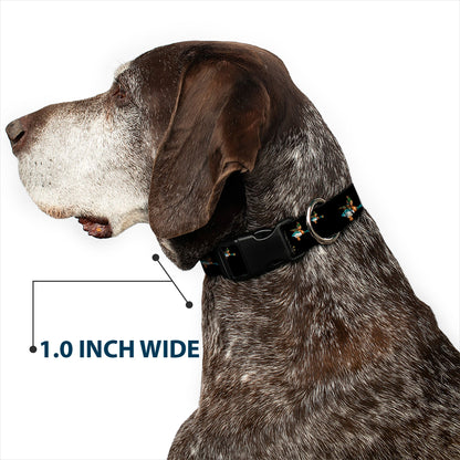 Plastic Clip Collar - Flying Mallards Black