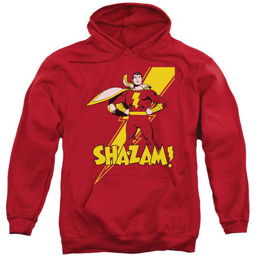 DC Comics Shazam! Mens Hoodie Red Officially Licensed