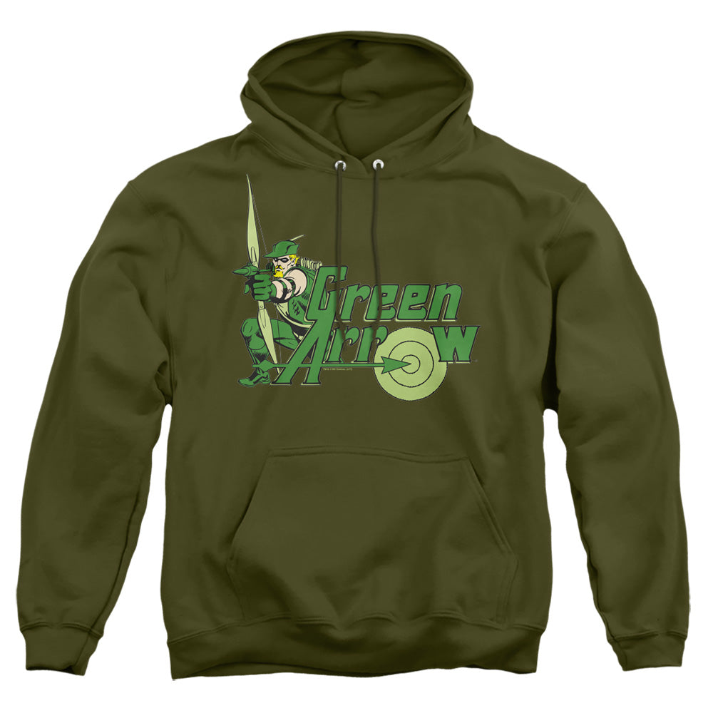 Dc Green Arrow Green Arrow Mens Hoodie Military Green Officially Licensed