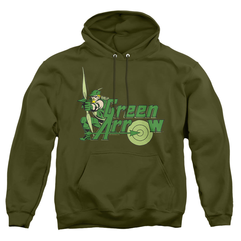 Dc Green Arrow Green Arrow Mens Hoodie Military Green Officially Licensed
