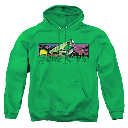 Dc Green Lantern Cosmos Mens Hoodie Kelly Green Officially Licensed