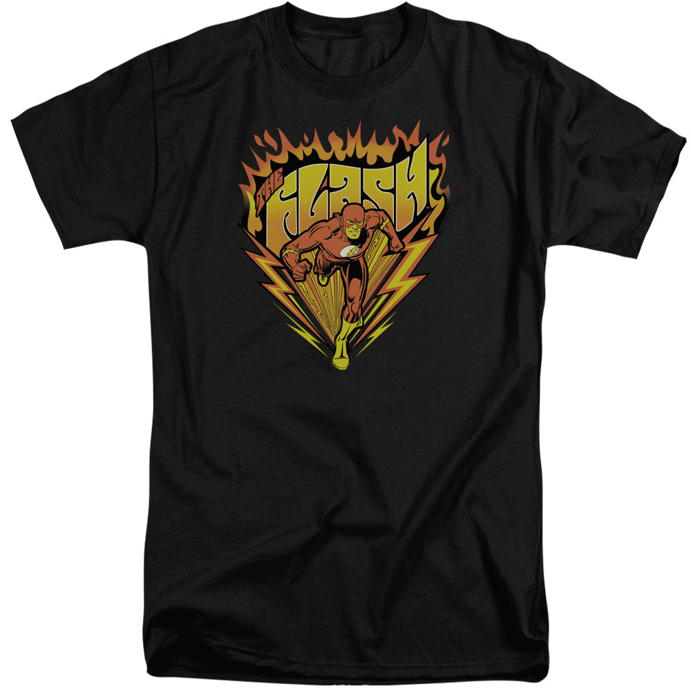 DC Comics Flash Blazing Speed Mens Tall T Shirt Adult Tall Black Officially Licensed