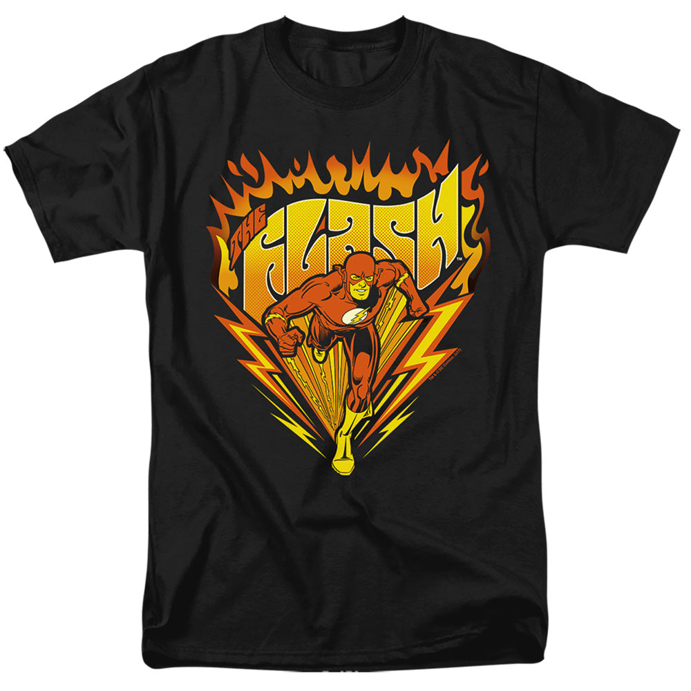 Dc Flash Blazing Speed Mens T Shirt Black Officially Licensed