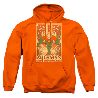 Dc Aquaman Aquaman  Mens Hoodie Orange Officially Licensed