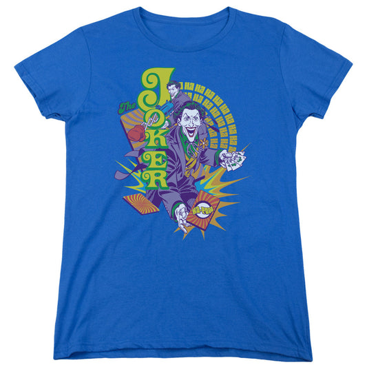 DC Comics Raw Deal Womens T Shirt Royal Blue Officially Licensed