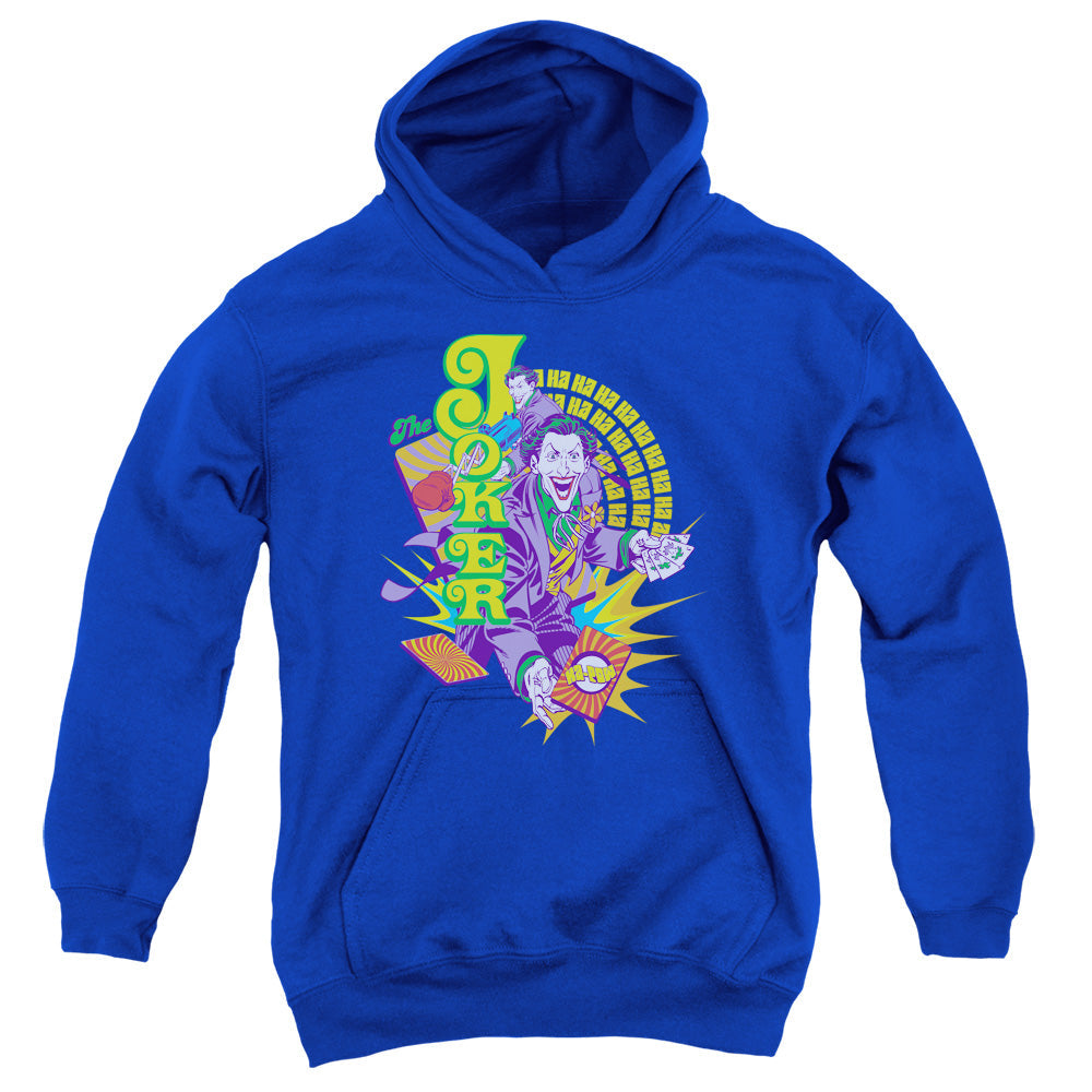 DC Comics Raw Deal Kids Youth Hoodie Royal Officially Licensed
