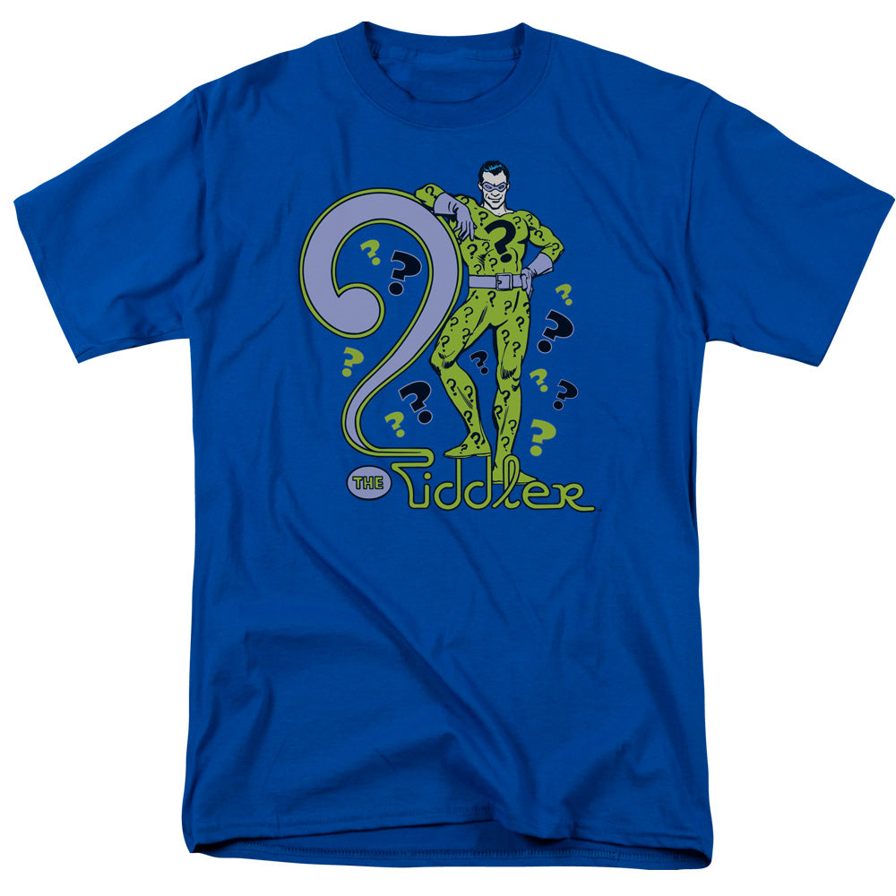 Dc The Riddler Mens T Shirt Royal Blue Officially Licensed