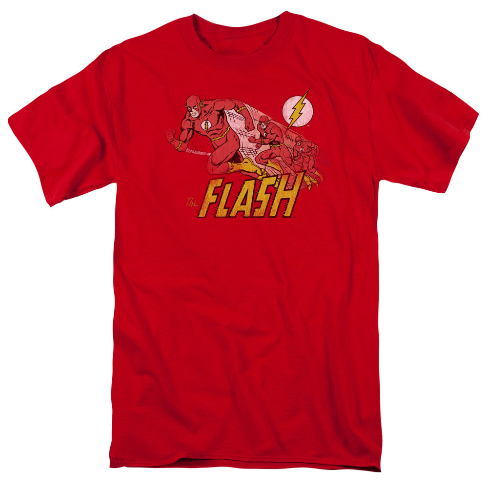 Dc Flash Crimson Comet Mens T Shirt Red Officially Licensed