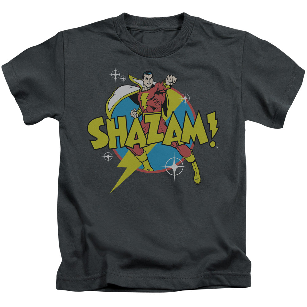 DC Comics Power Bolt Juvenile Kids Youth T Shirt Charcoal Officially Licensed