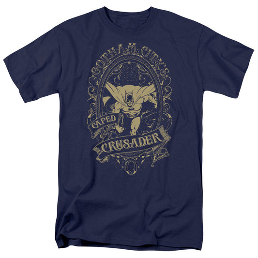 DC Comics Gotham Crusader Mens T Shirt Navy Blue Officially Licensed