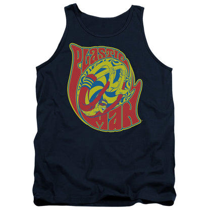 Dc How I Roll Mens Tank Top Shirt Navy Officially Licensed