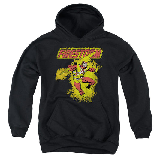 DC Comics Firestorm Kids Youth Hoodie Black Officially Licensed