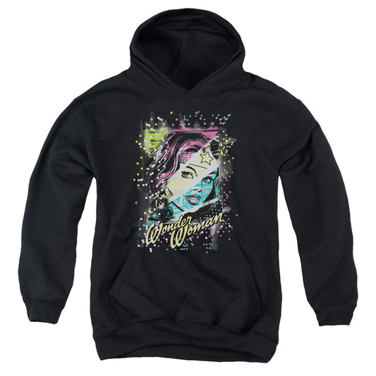 DC Comics Color Block Kids Youth Hoodie Black Officially Licensed
