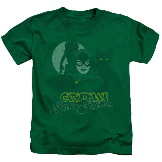 DC Comics Perrfect! Juvenile Kids Youth T Shirt Kelly Green Officially Licensed