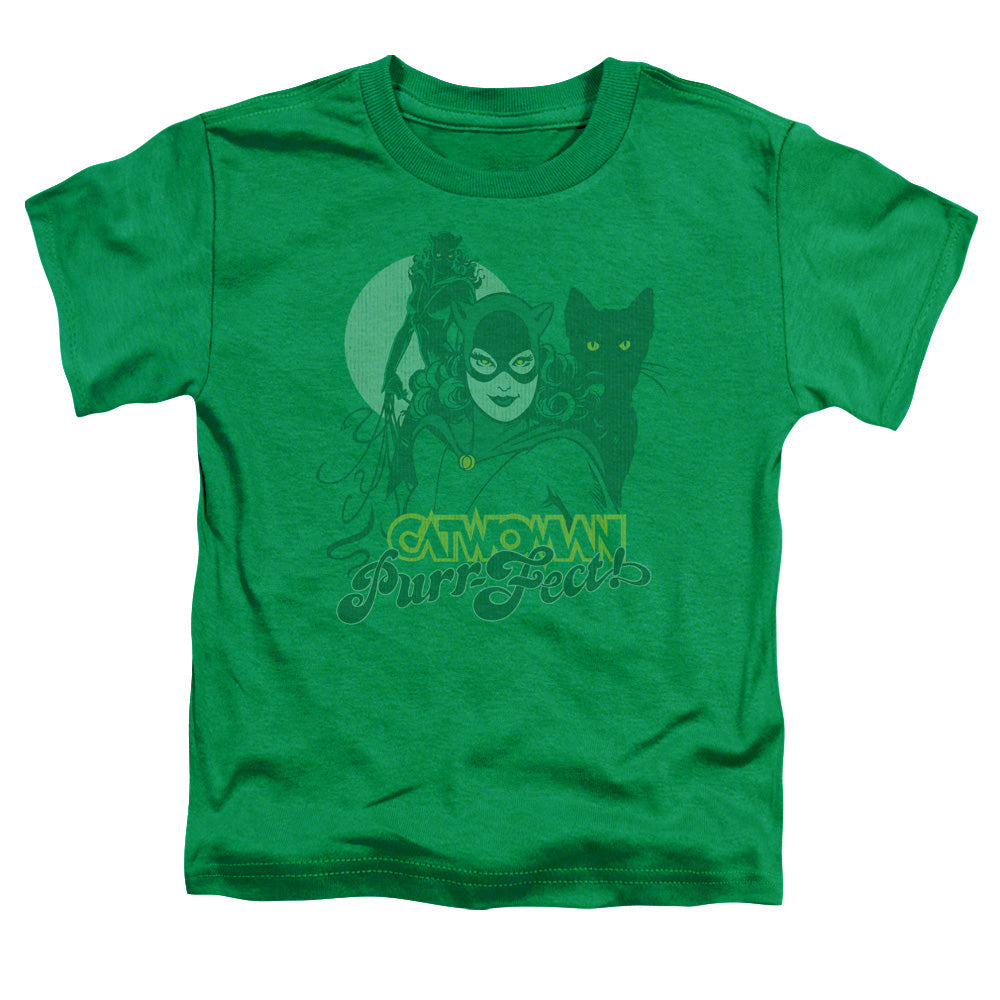 DC Comics Perrfect! Toddler Kids Youth T Shirt Kelly Green Officially Licensed