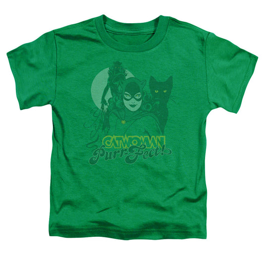 DC Comics Perrfect! Toddler Kids Youth T Shirt Kelly Green Officially Licensed