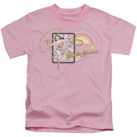 DC Comics Island Princess Juvenile Kids Youth T Shirt Pink Officially Licensed