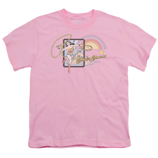 DC Comics Island Princess Kids Youth T Shirt Pink Officially Licensed