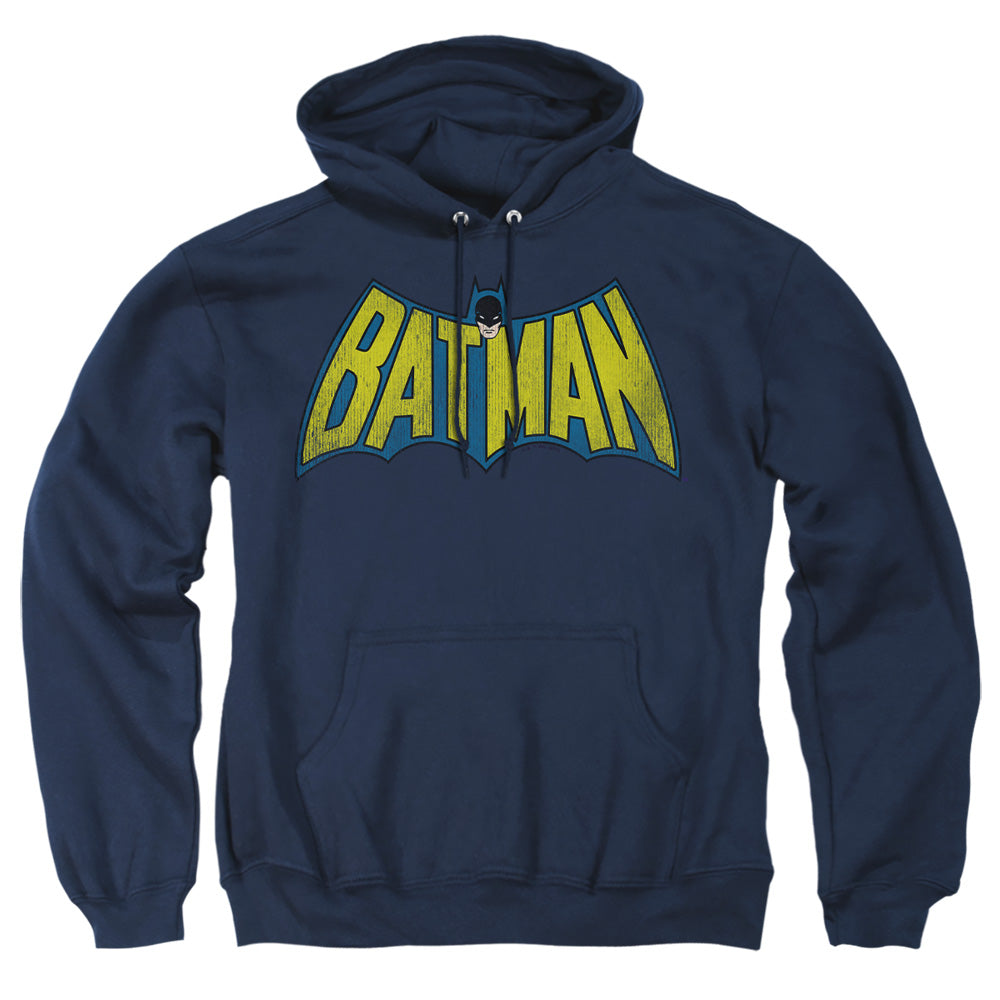 Dc Classic Batman Logo Mens Hoodie Navy Officially Licensed