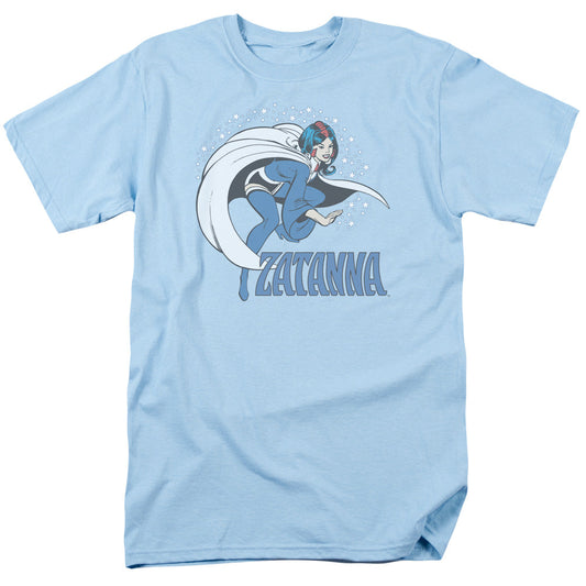 DC Comics Zatanna Mens T Shirt Light Blue Officially Licensed