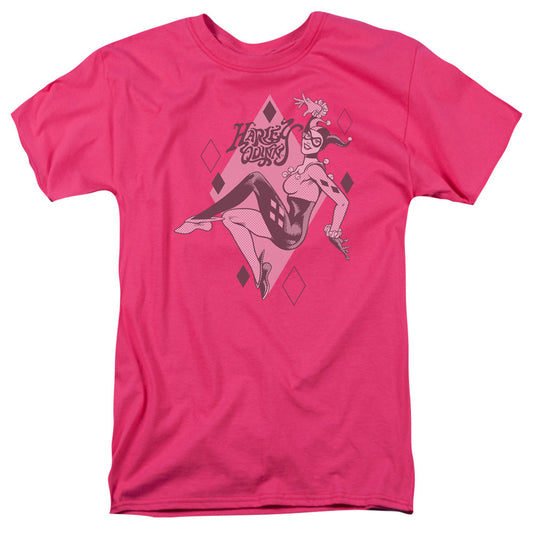 DC Comics Harley Quinn Mens T Shirt Hot Pink Officially Licensed