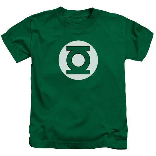 DC Comics Green Lantern Logo Juvenile Kids Youth T Shirt Kelly Green Officially Licensed