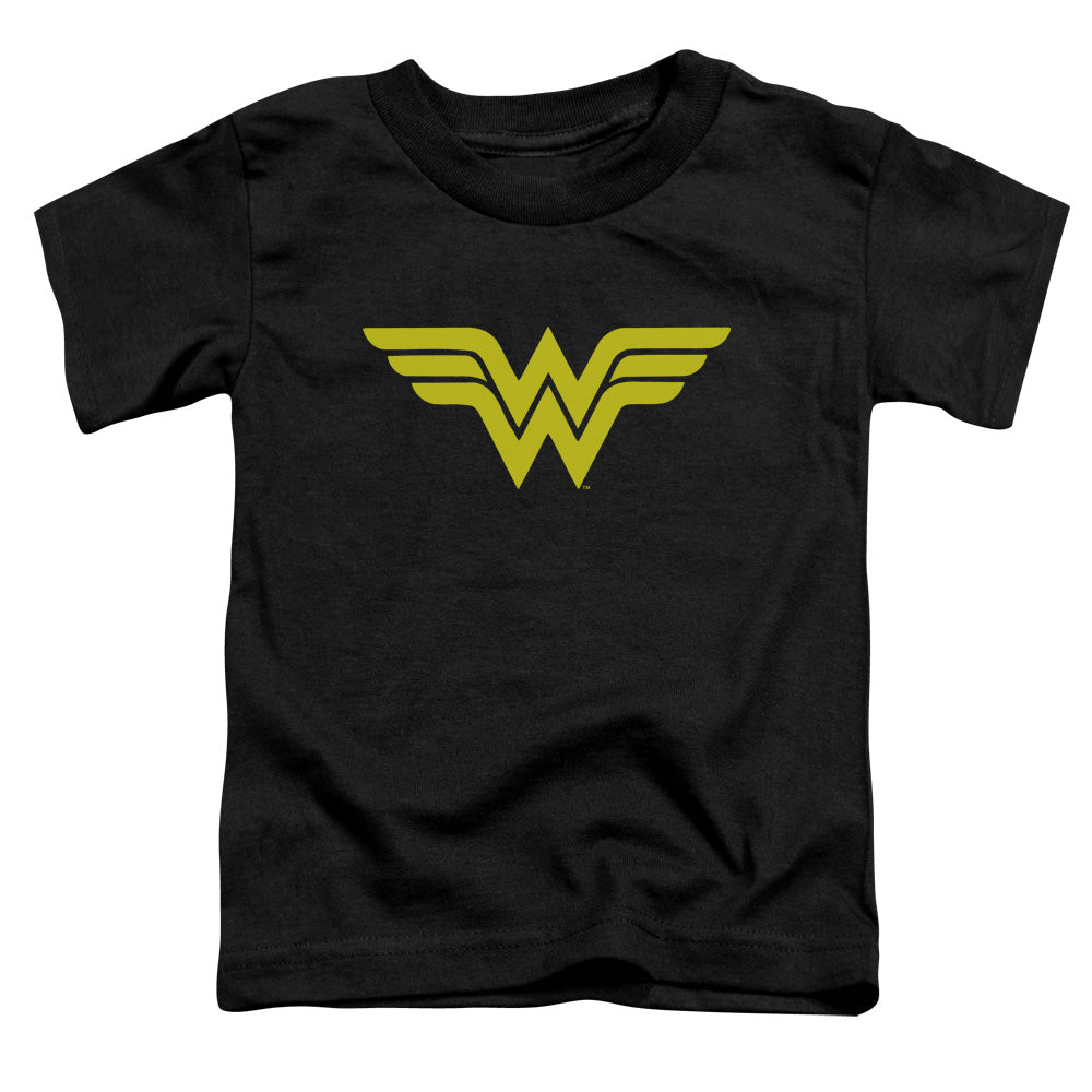 DC Comics Wonder Woman Logo Toddler Kids Youth T Shirt Black Officially Licensed