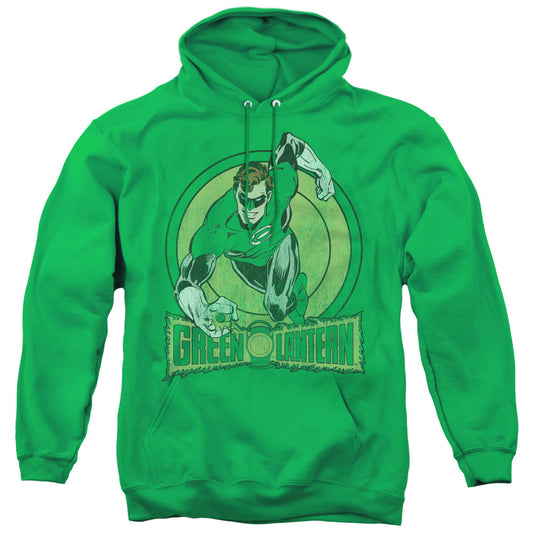 DC Comics Green Lantern Mens Hoodie Kelly Green Officially Licensed