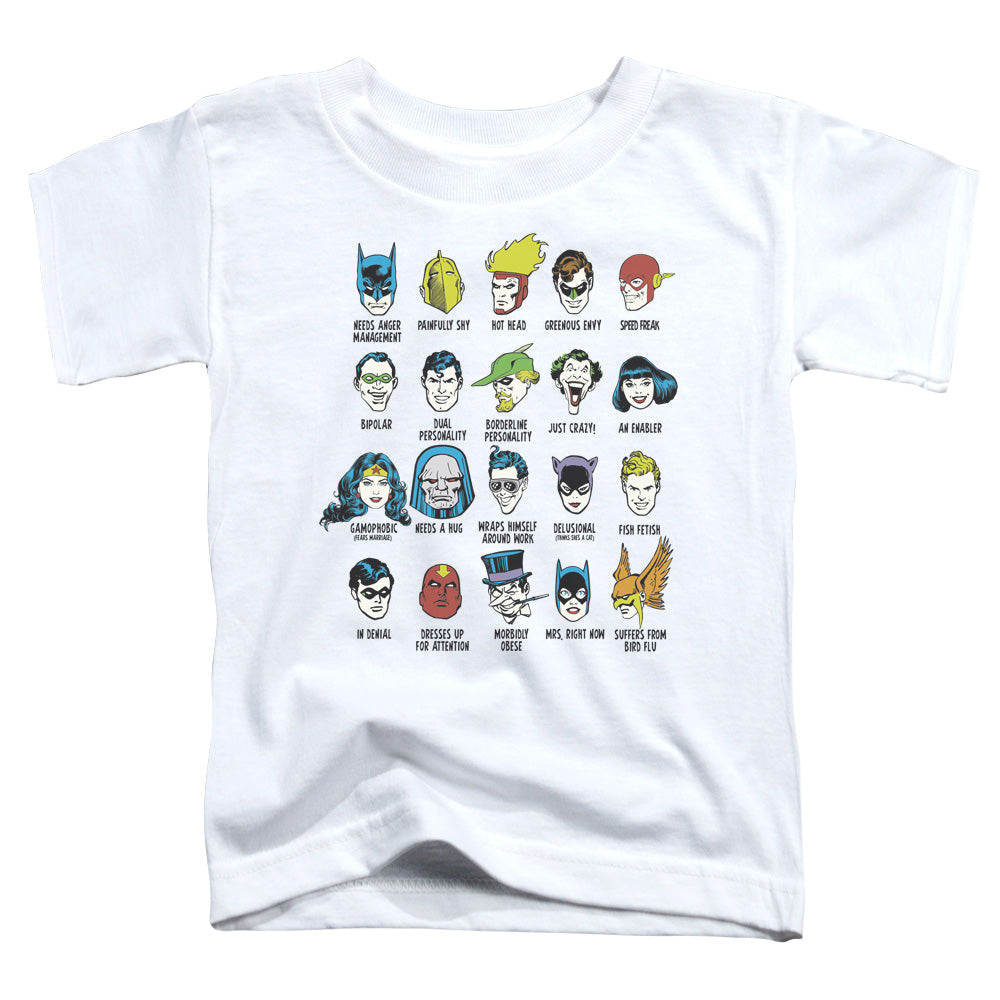 DC Comics Superhero Issues Toddler Kids Youth T Shirt White Officially Licensed