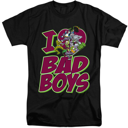Dc I Heart Bad Boys Mens Tall T Shirt Black Officially Licensed