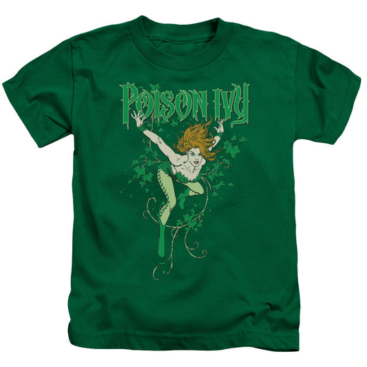 DC Comics Poison Ivy Juvenile Kids Youth T Shirt Kelly Green Officially Licensed
