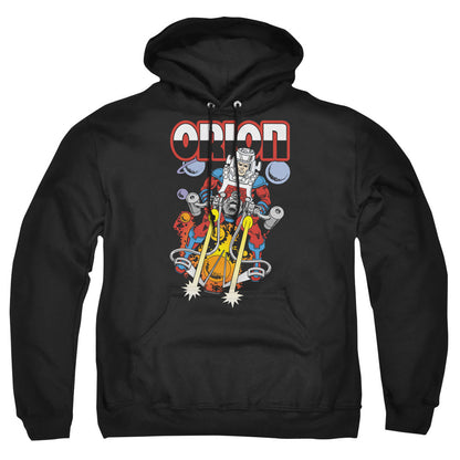 Dc Orion Mens Hoodie Black Officially Licensed