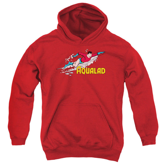 DC Comics Aqualad Kids Youth Hoodie Red Officially Licensed
