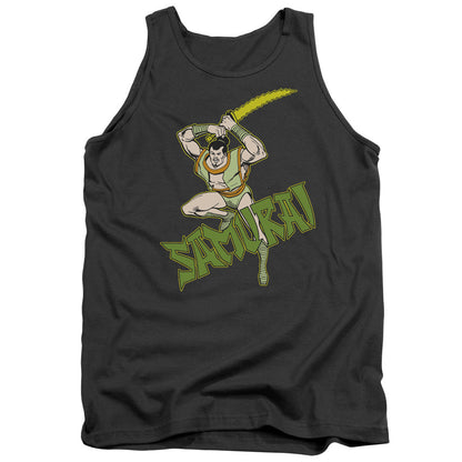 Dc Samurai Mens Tank Top Shirt Charcoal Officially Licensed