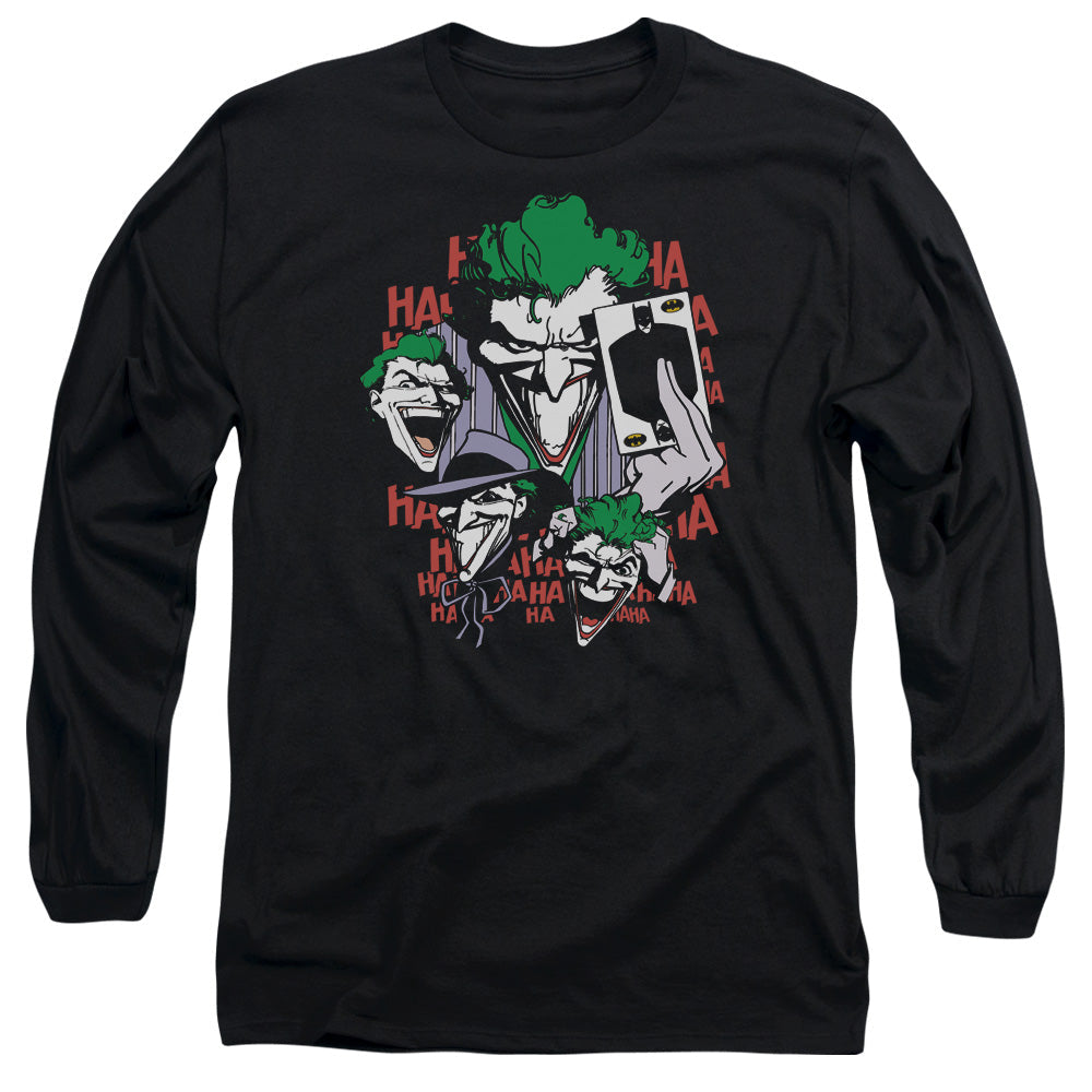 Dc Four Of A Kind Mens Long Sleeve Shirt Black Officially Licensed