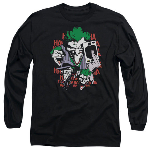 DC Comics Four of a Kind Mens Long Sleeve Shirt Black Officially Licensed