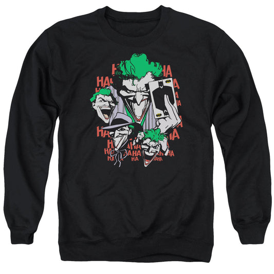 DC Comics Four of a Kind Mens Crewneck Sweatshirt Black Officially Licensed