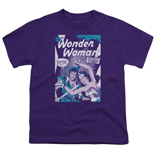 DC Comics Human Shield Kids Youth T Shirt Purple Officially Licensed