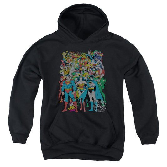 DC Comics Original Universe Kids Youth Hoodie Black Officially Licensed