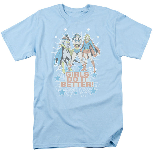 Dc Star Of Paradise Island Mens T Shirt Light Blue Officially Licensed
