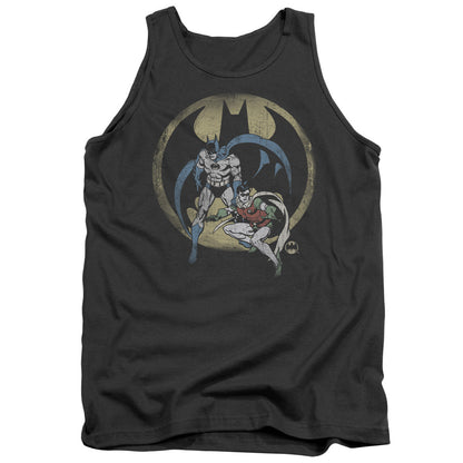 Dc Team Mens Tank Top Shirt Charcoal Officially Licensed